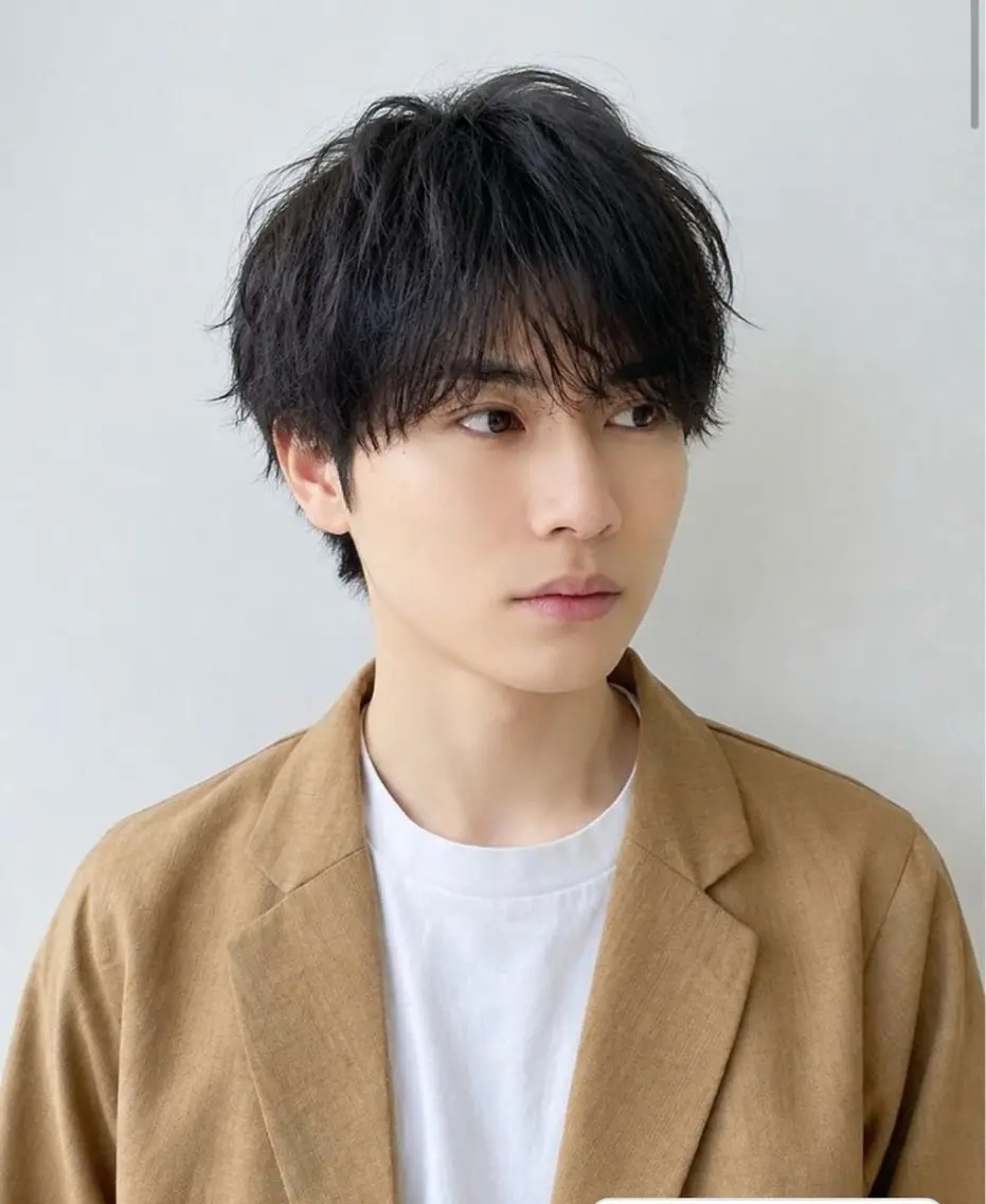 乾かすだけで束感が出るお手入れ簡単 垢抜けメンズカット＋似合わせ透明感カラーの写真