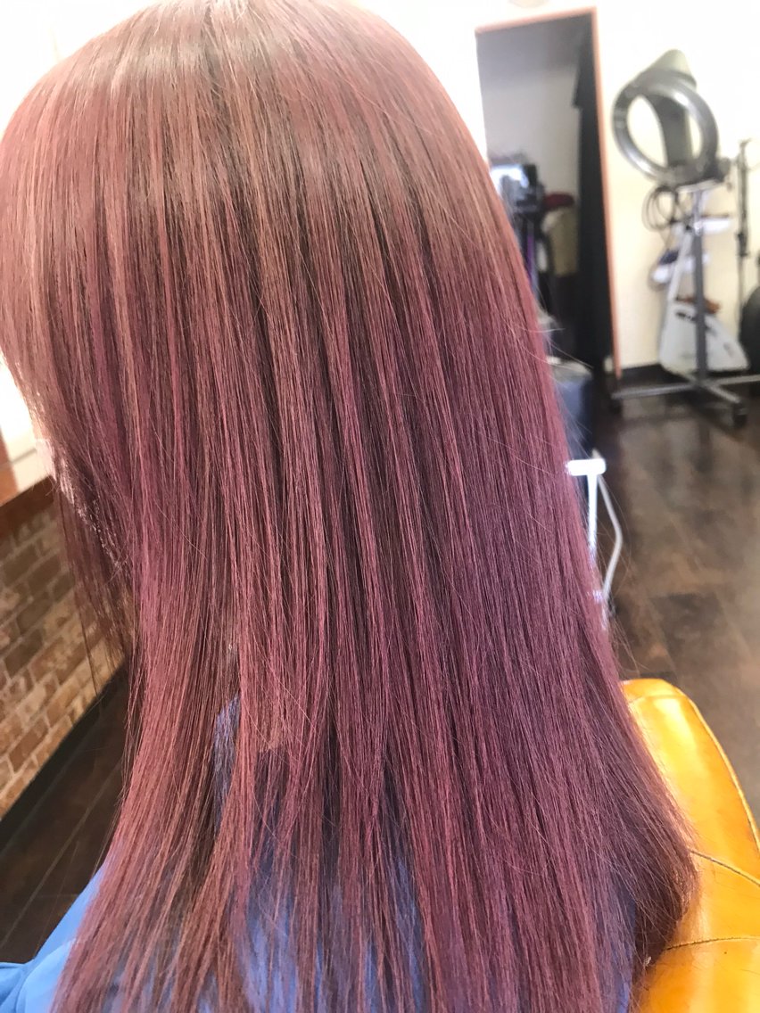 セミロング 桧山 真のヘアスタイル