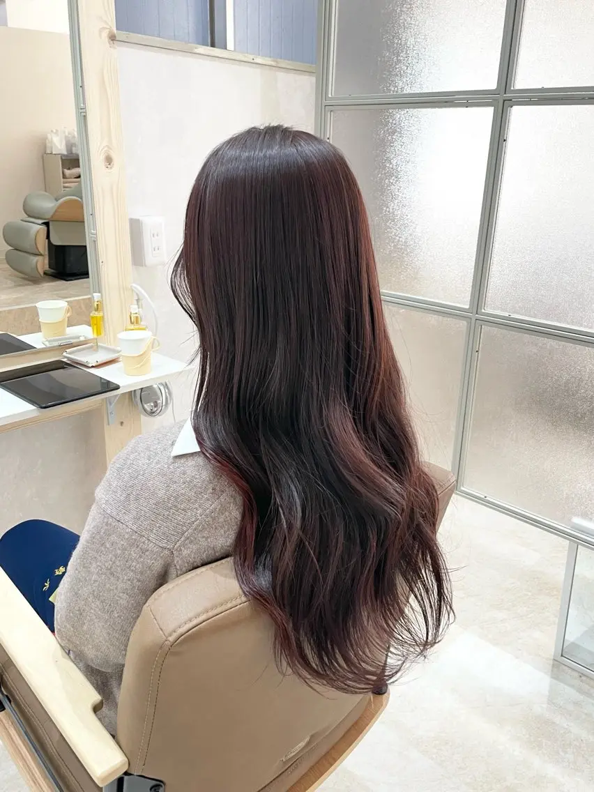 ロング ヘアカラー トリートメント ❤︎SAKURA 【Rico】❤︎のヘアスタイル