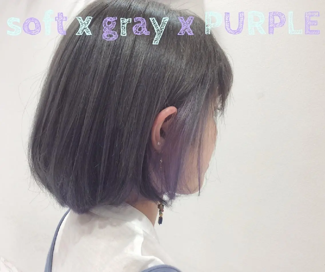 ショート カラー ヘアカラー 大場 友稀のヘアスタイル