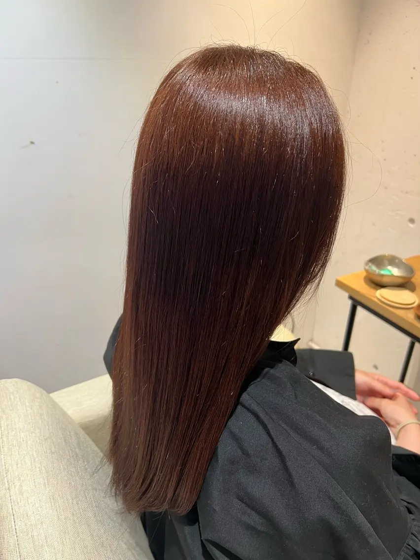 セミロング カラー カット ヘアカラー ブルームヘアデザイン かこ。のヘアスタイル