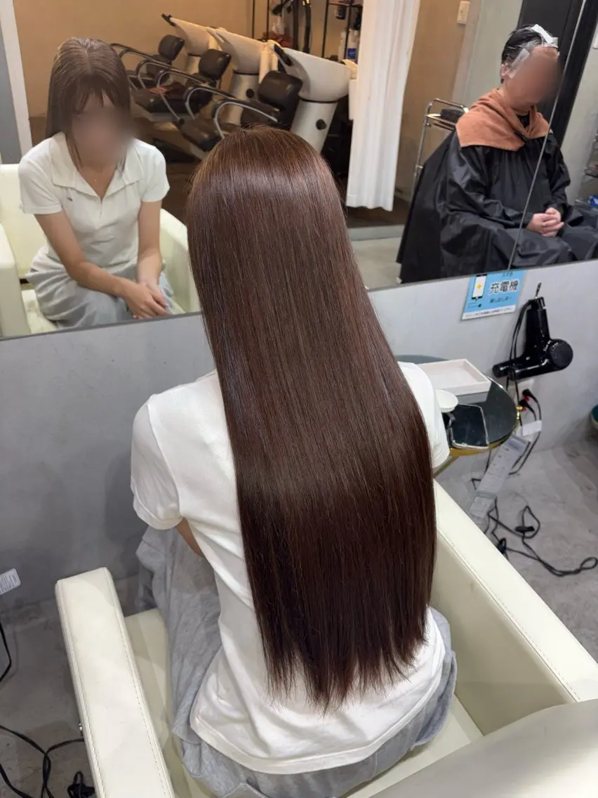ロング カラー ヘアカラー 松井   結愛/ ユアのヘアスタイル