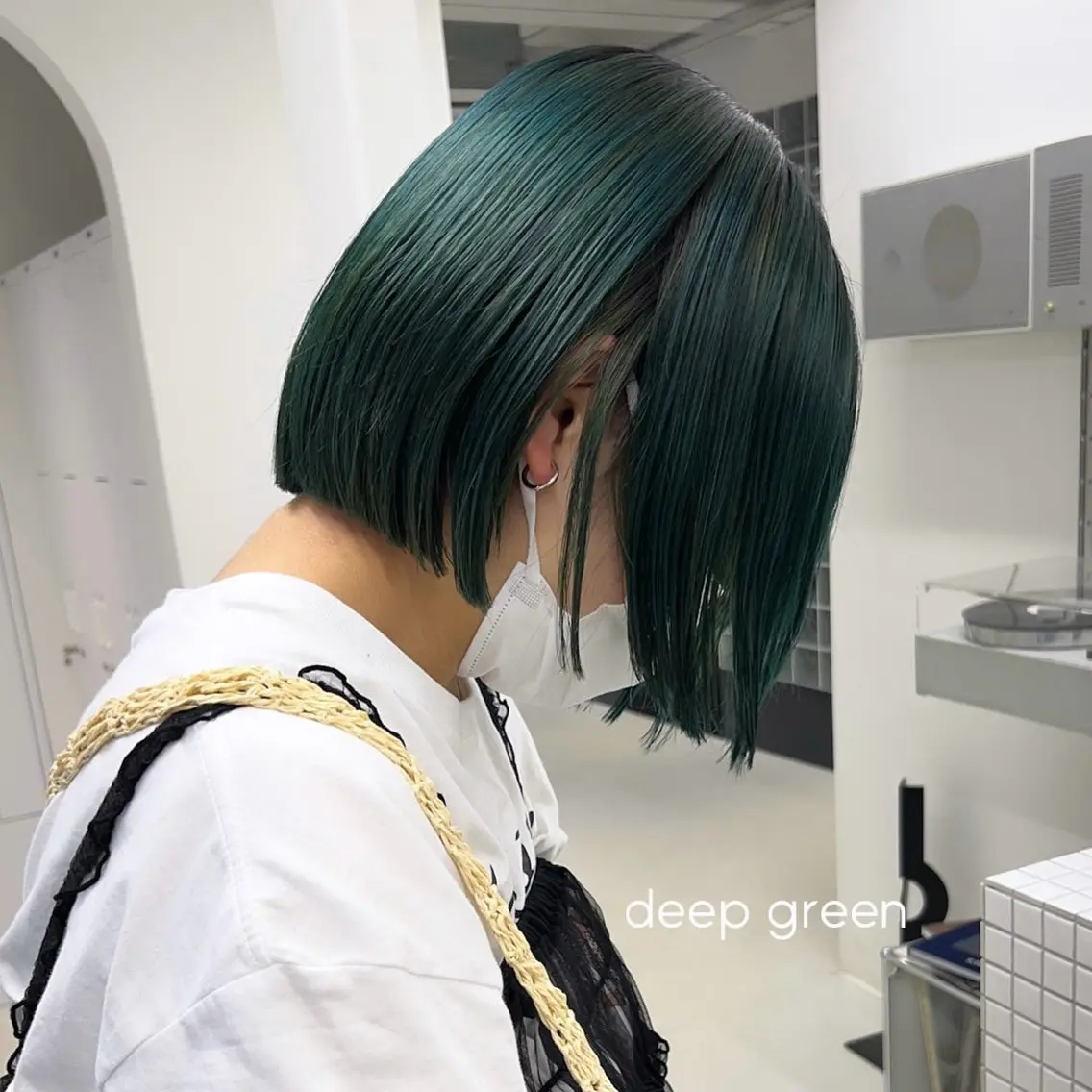 ミディアム カラー ダブルカラー ヘアカラー シールエクステ/ ブリーチカラーのヘアスタイル