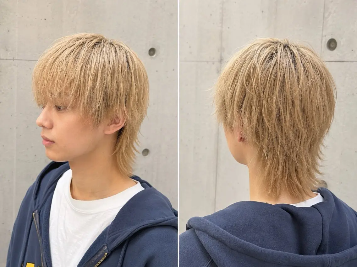 カラー メンズ men's LADIXのヘアスタイル