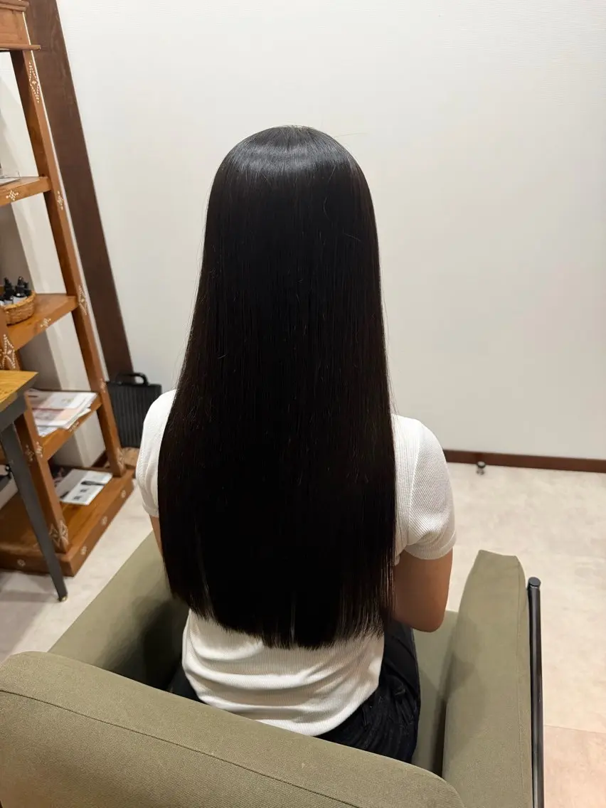 ロング 髪質改善×美髪矯正/ 岡山/総社/出水裕大のヘアスタイル