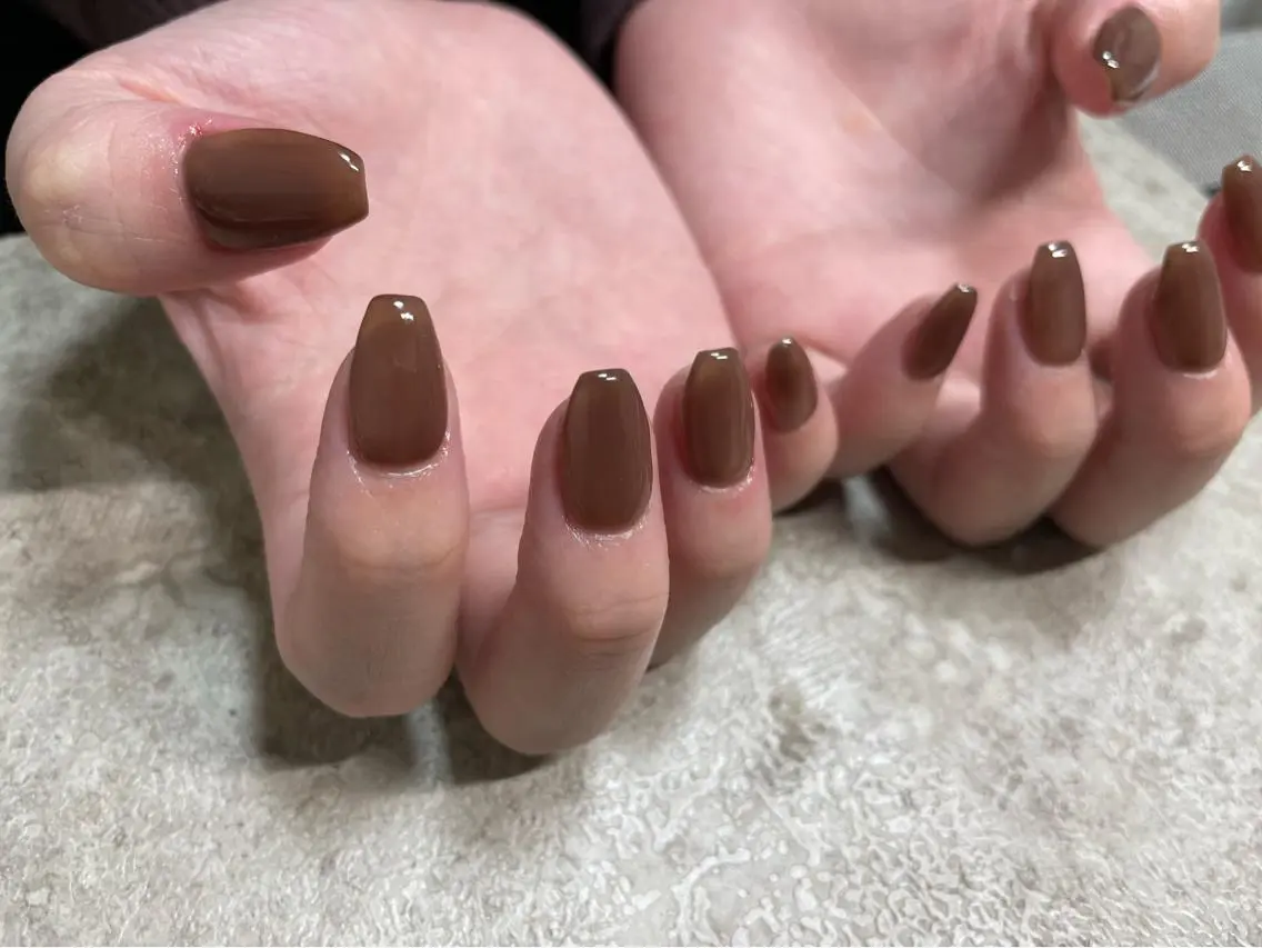 ネイル ニュアンスネイル ワンカラーネイル nail salon ipuniのネイルデザイン