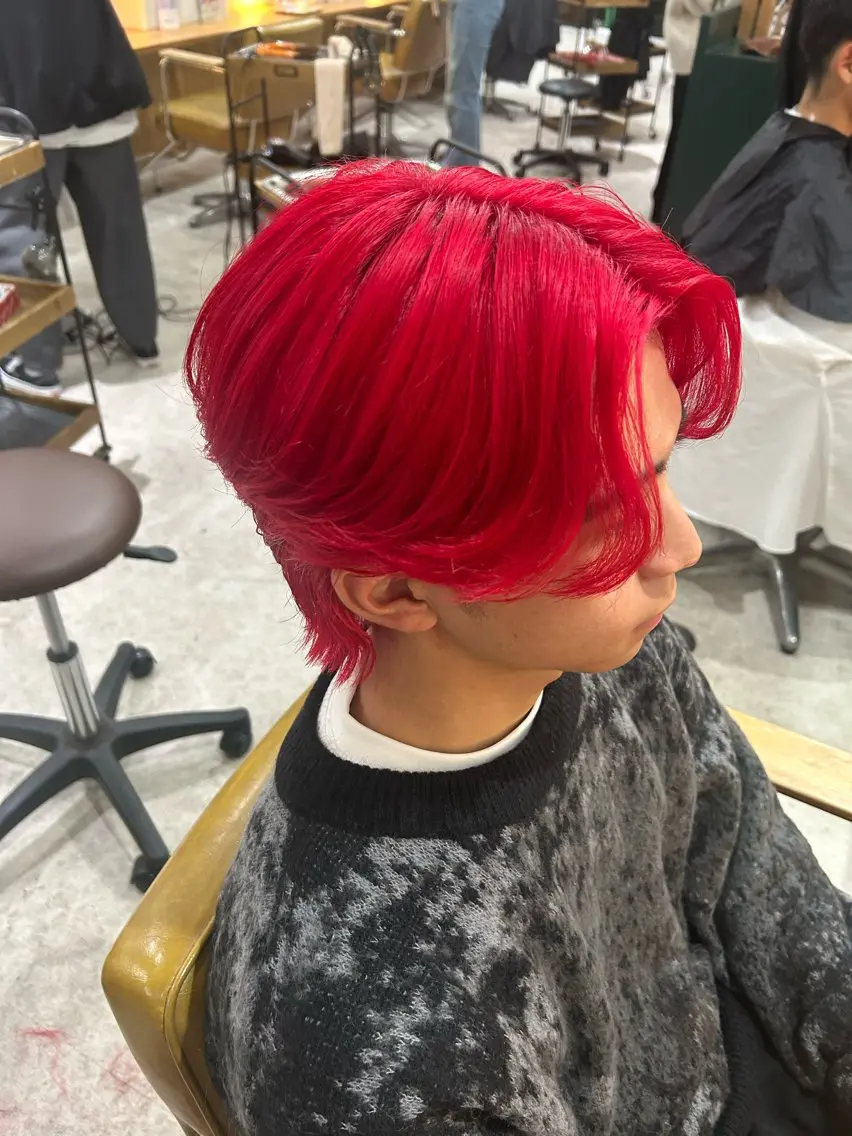 カラー ヘアアレンジ メンズ カット ヘアカラー 《海外ヘア特化》 早川 愛斗のヘアスタイル