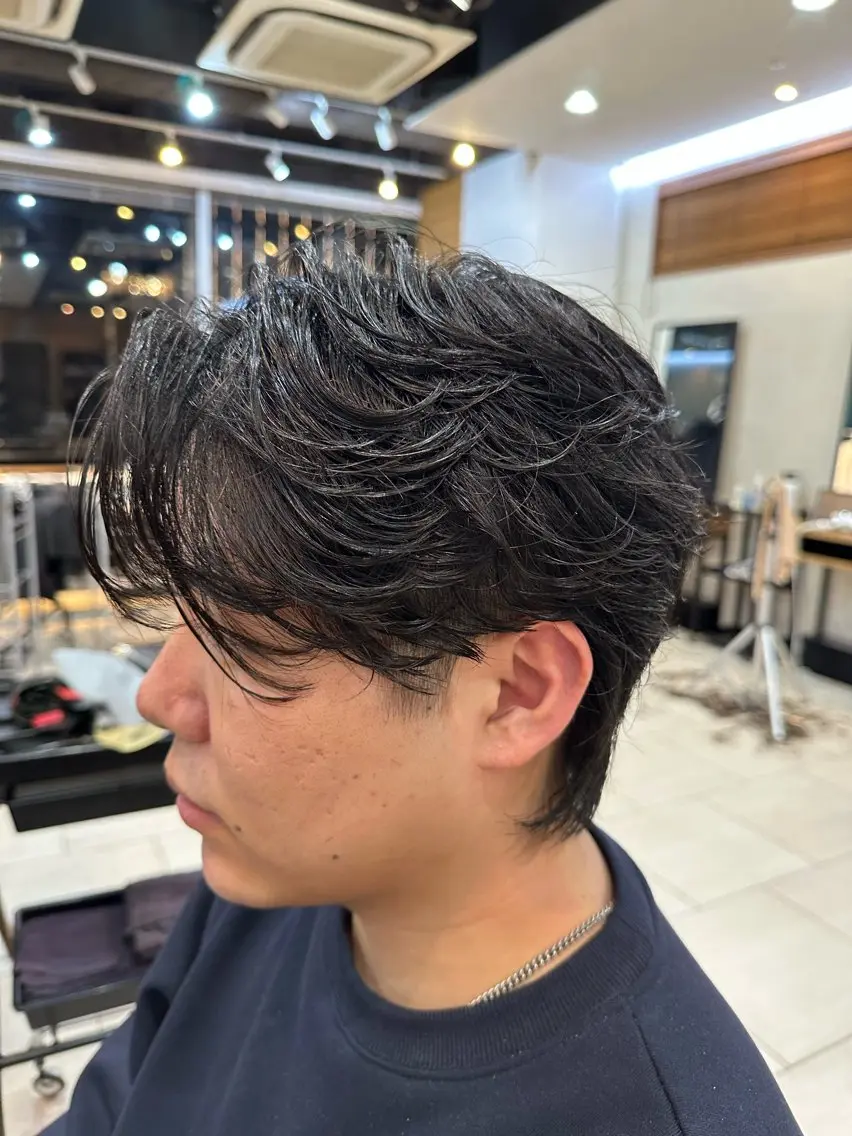 ✂️大人男子必見✂️メンズカット&パーマ&頭皮ケアマッサージの写真