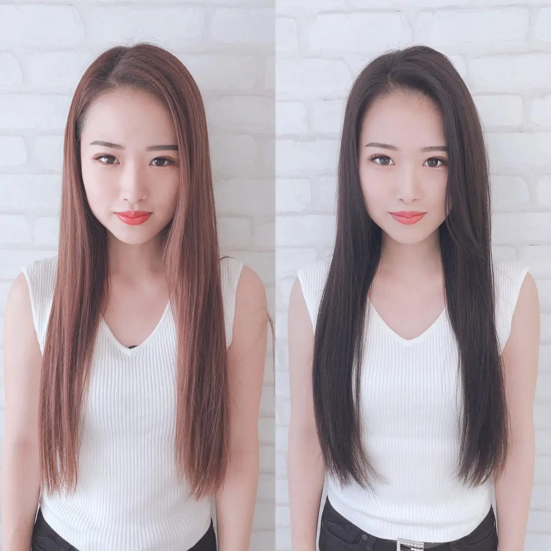 ロング アビリタ 警固のヘアスタイル