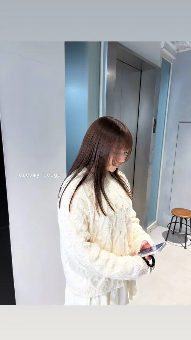 ロング カラー カット ヘアカラー マンツーマン半個室 tamuraのヘアスタイル