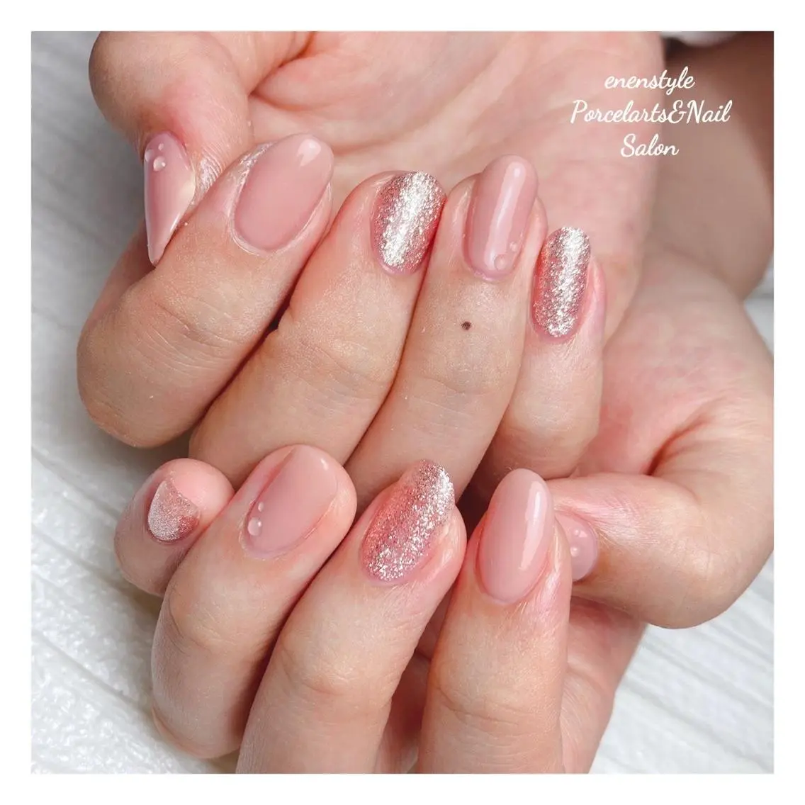 ミディアム ネイル 🐾enen style 🐾のネイルデザイン