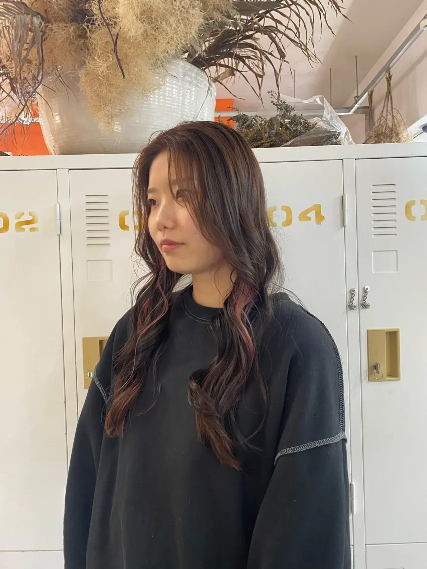 ロング カラー YURAGI🌿 SAKIのヘアスタイル