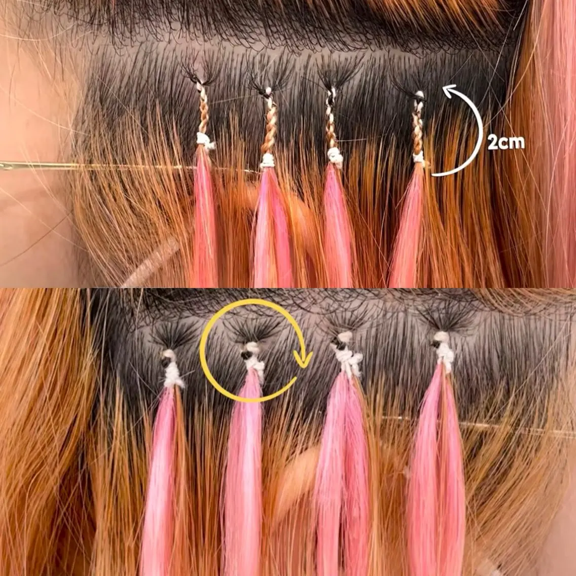 ロング エクステ 韓国風ヘア チョイ  インセイのヘアスタイル