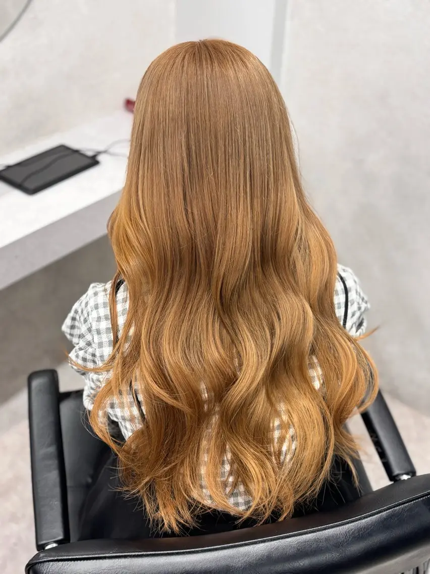 ロング カラー ベージュカラー ヘアカラー 🔆ハイトーン 🔆AYAKAのヘアスタイル