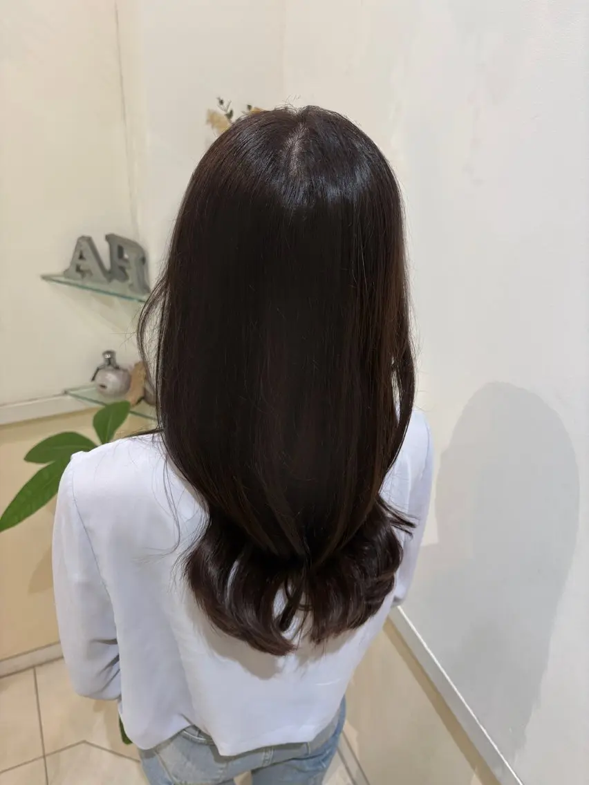 ロング ♡カラーモデル募集♡ 前畑 陽菜乃のヘアスタイル