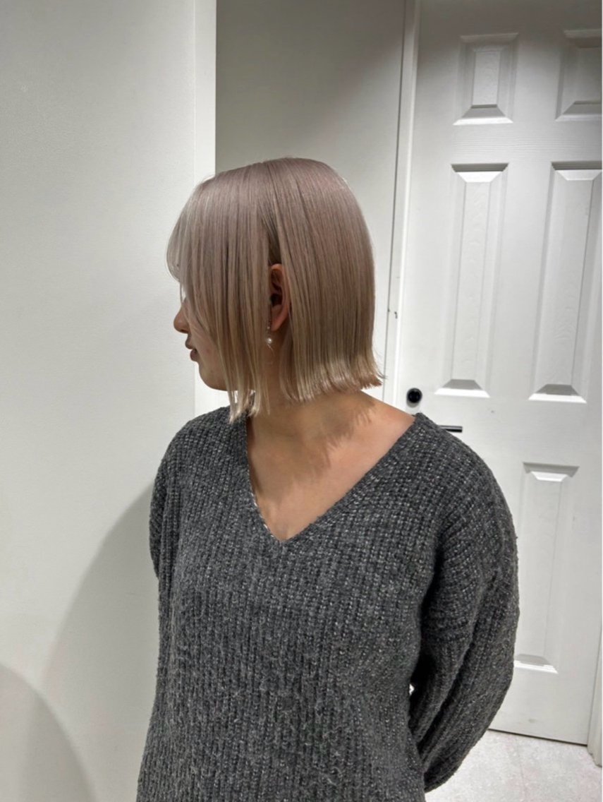 ミディアム ヘアカラー 丸山 颯輝斗のヘアスタイル