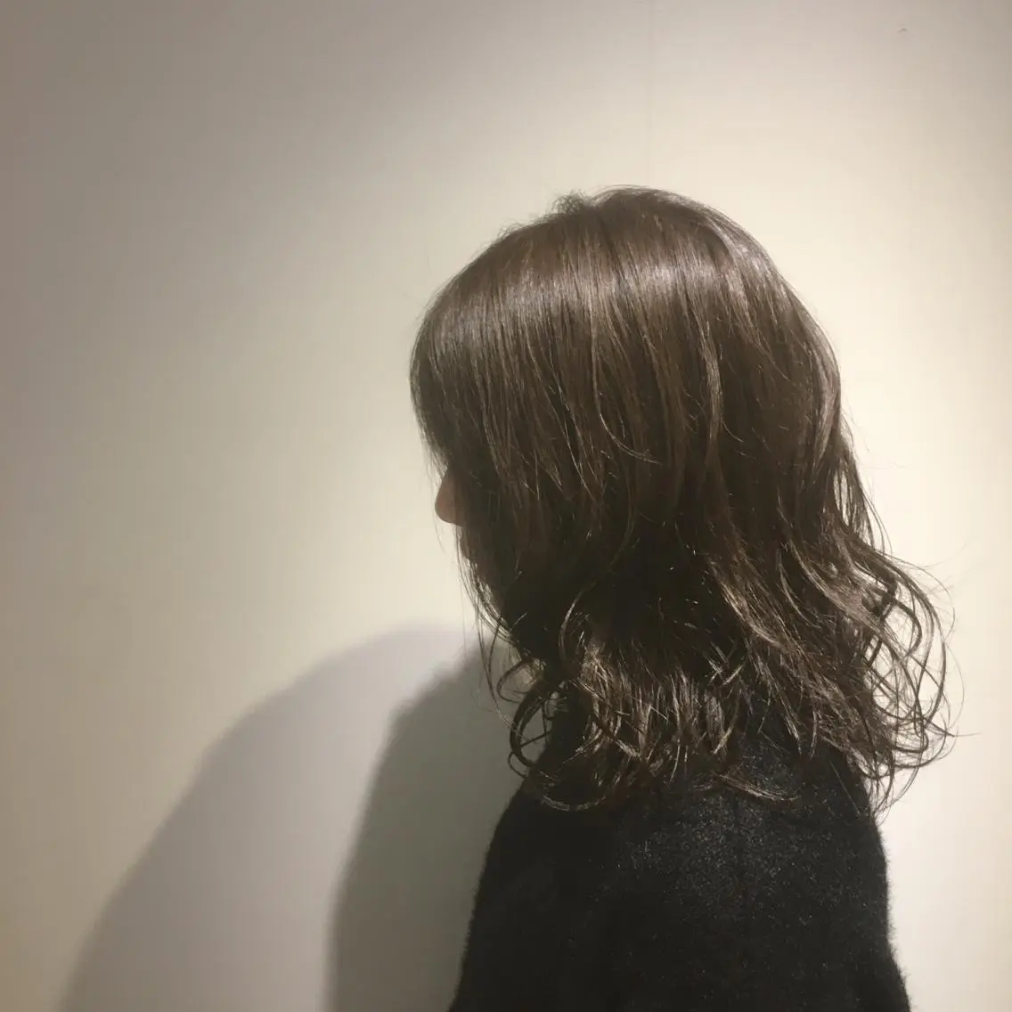 セミロング カラー カット ヘアカラー トリートメント しのはら まどかのヘアスタイル