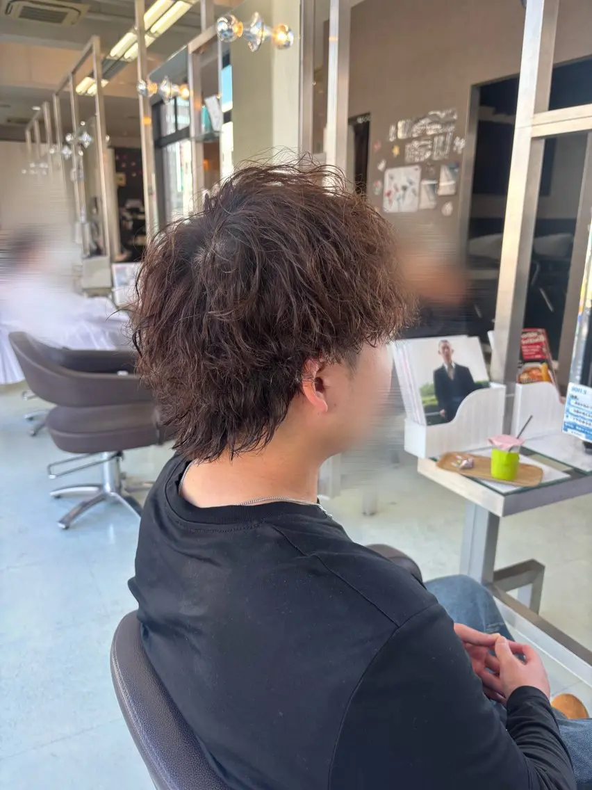 メンズ メンズパーマ カット パーマ WiLL 梶岡日菜のヘアスタイル