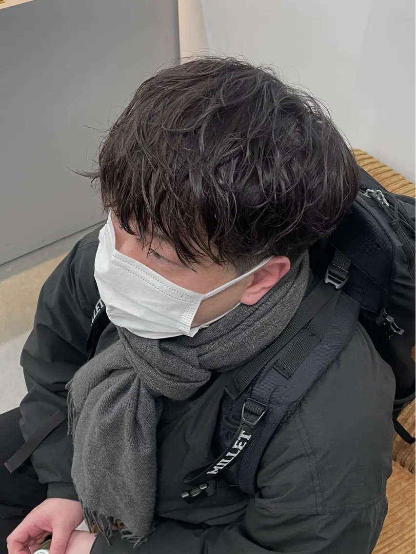 🌙men's【シャドーパーマ】内部補修トリートメント付きの写真