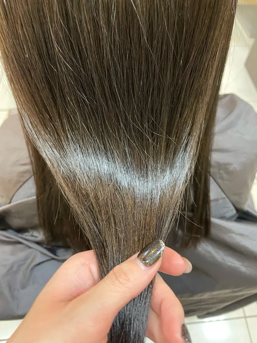 ミディアム カラー ヘアカラー トリートメント 似合わせまつパ× 透け感カラー/ゆりのヘアスタイル