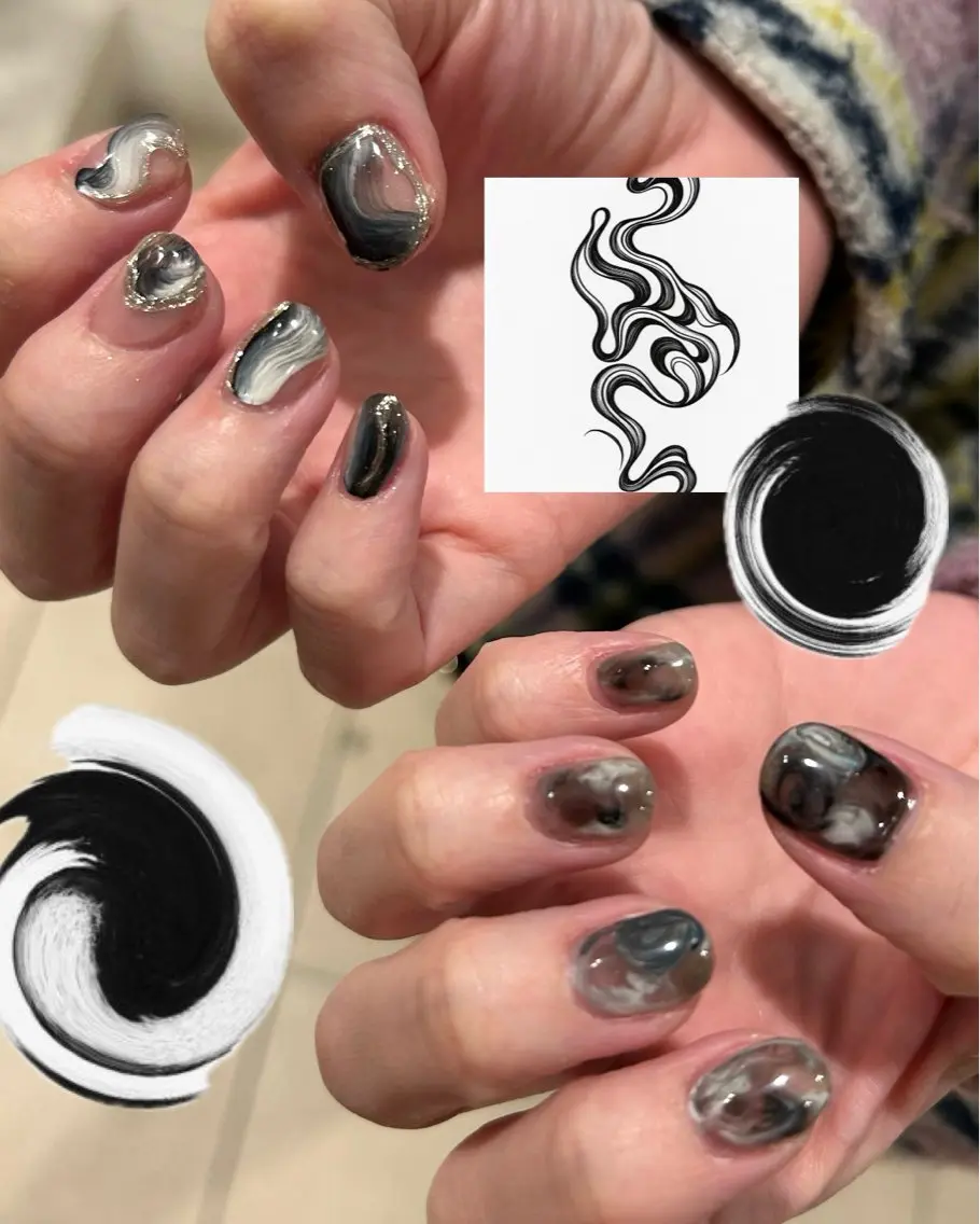 ネイル ハンドネイル フットネイル ASA nail / アート☀︎ニュアンスのネイルデザイン