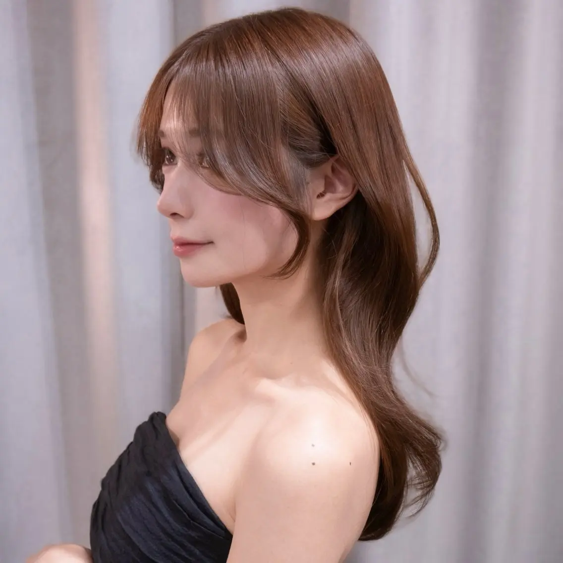 ミディアム セジュン 韓国レイヤー/顔周りのヘアスタイル