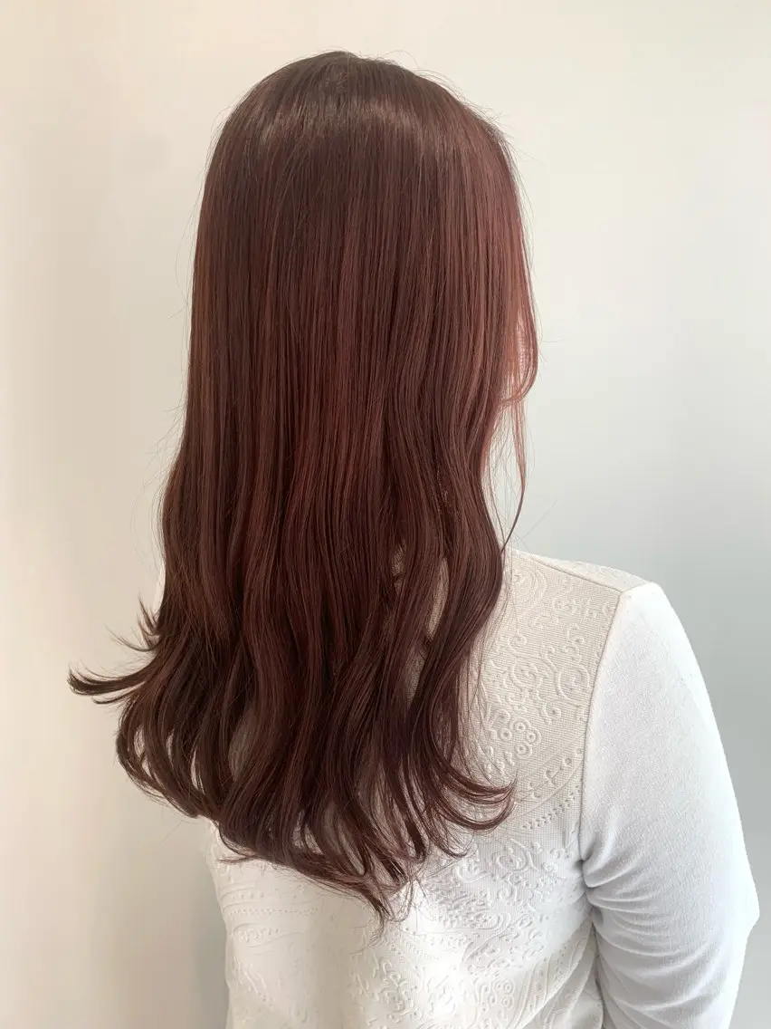 ロング カラー カット ヘアカラー トリートメント 松浦ゆずき 韓国/ 診断/ダウンパーマのヘアスタイル