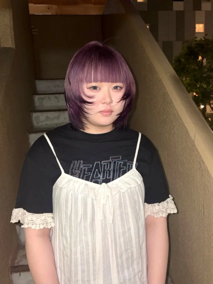 ショート カラー ヘアアレンジ ブリーチ 英 このみのヘアスタイル