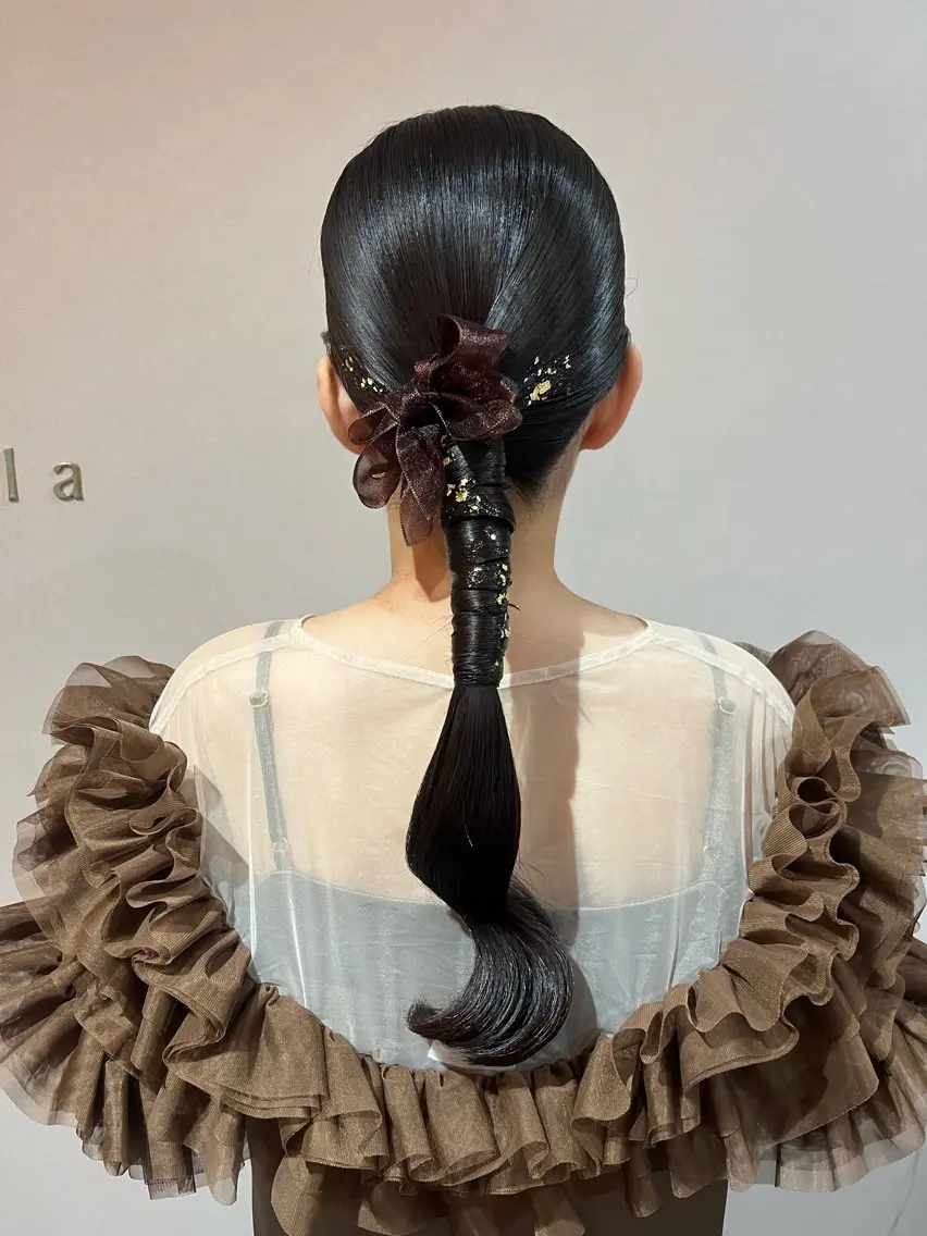 ヘアアレンジ ヘアセット Mila Akariのヘアスタイル