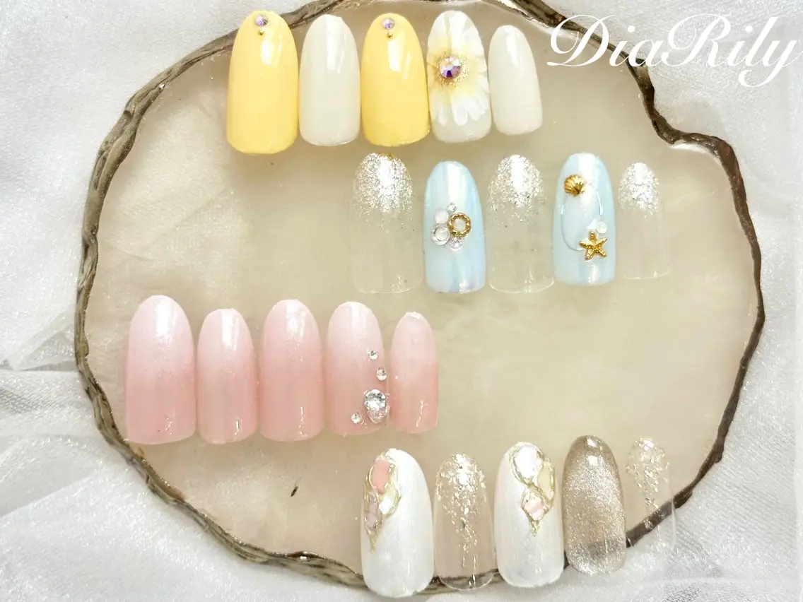 ネイル ハンドネイル ハンドケア diarily はるひのネイルデザイン