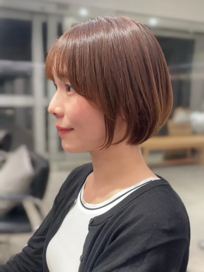 🤍6/3限定🤍ショートボブカット✂️(肩上・3センチ以上カット)+トリートメントの写真