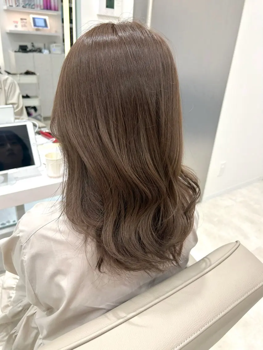 セミロング カラー ヘアカラー トリートメント ダブルカラー髪質改善 /Annaのヘアスタイル