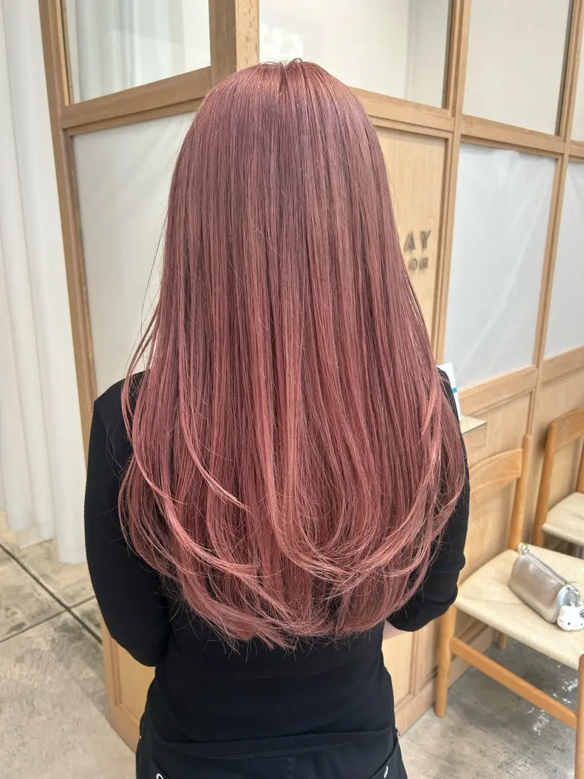 ロング カラー ヘアアレンジ カット ヘアカラー トリートメント yuka .のヘアスタイル