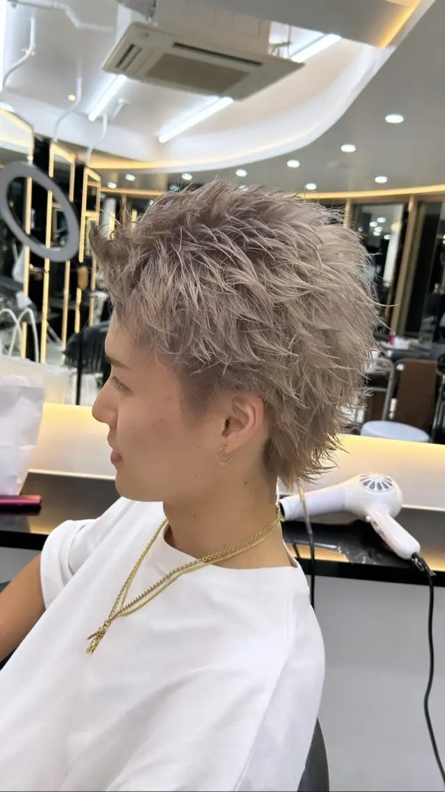 カラー メンズ ヘアカラー Lapis渋谷　中村 越のヘアスタイル