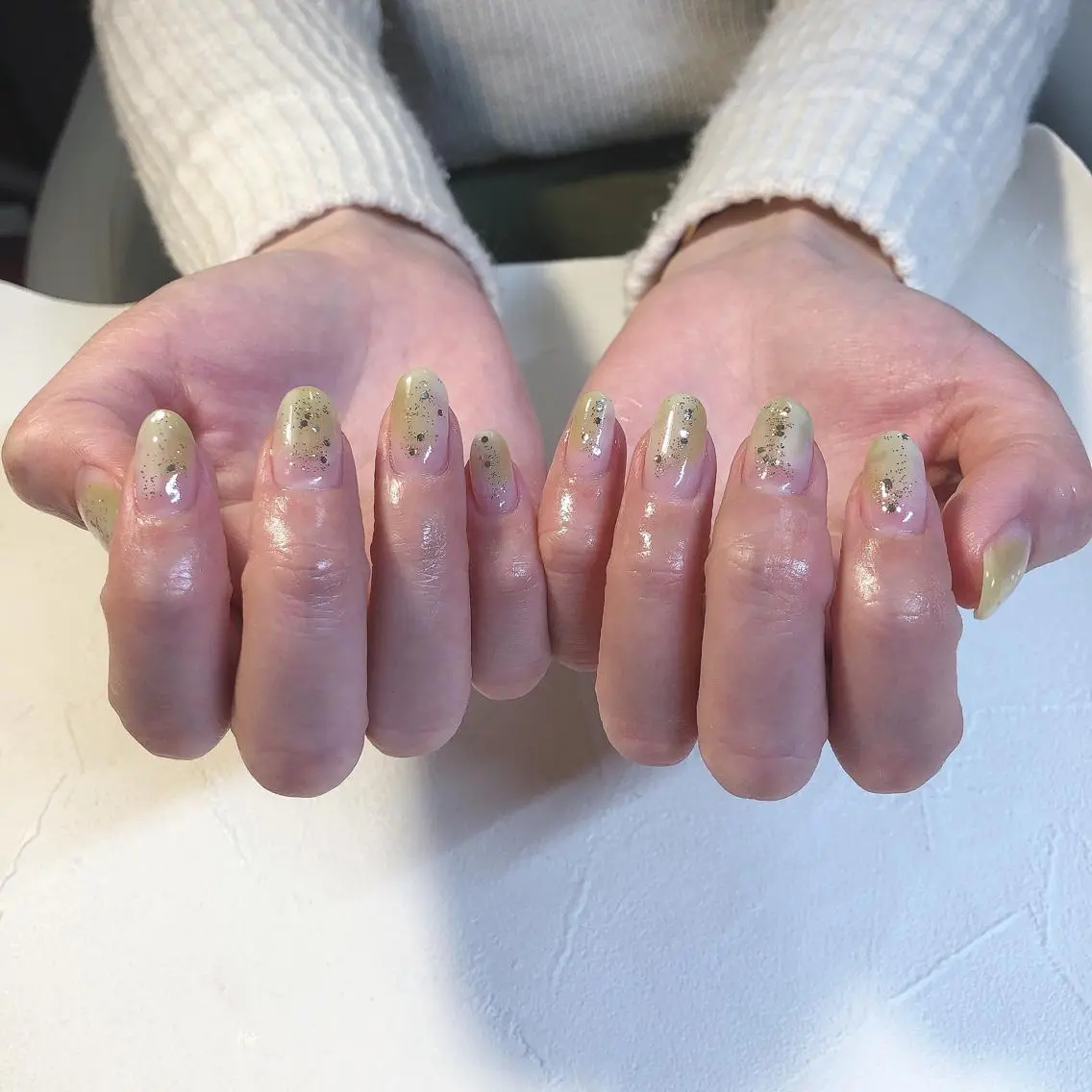 ネイル ニュアンスネイル ピスタチオネイル nails 🎀meのネイルデザイン