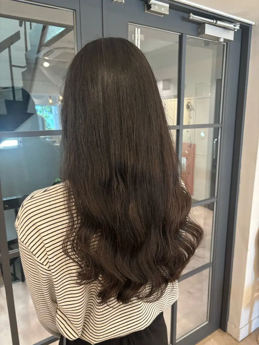 ロング パーマ CreBiA ayanoのヘアスタイル