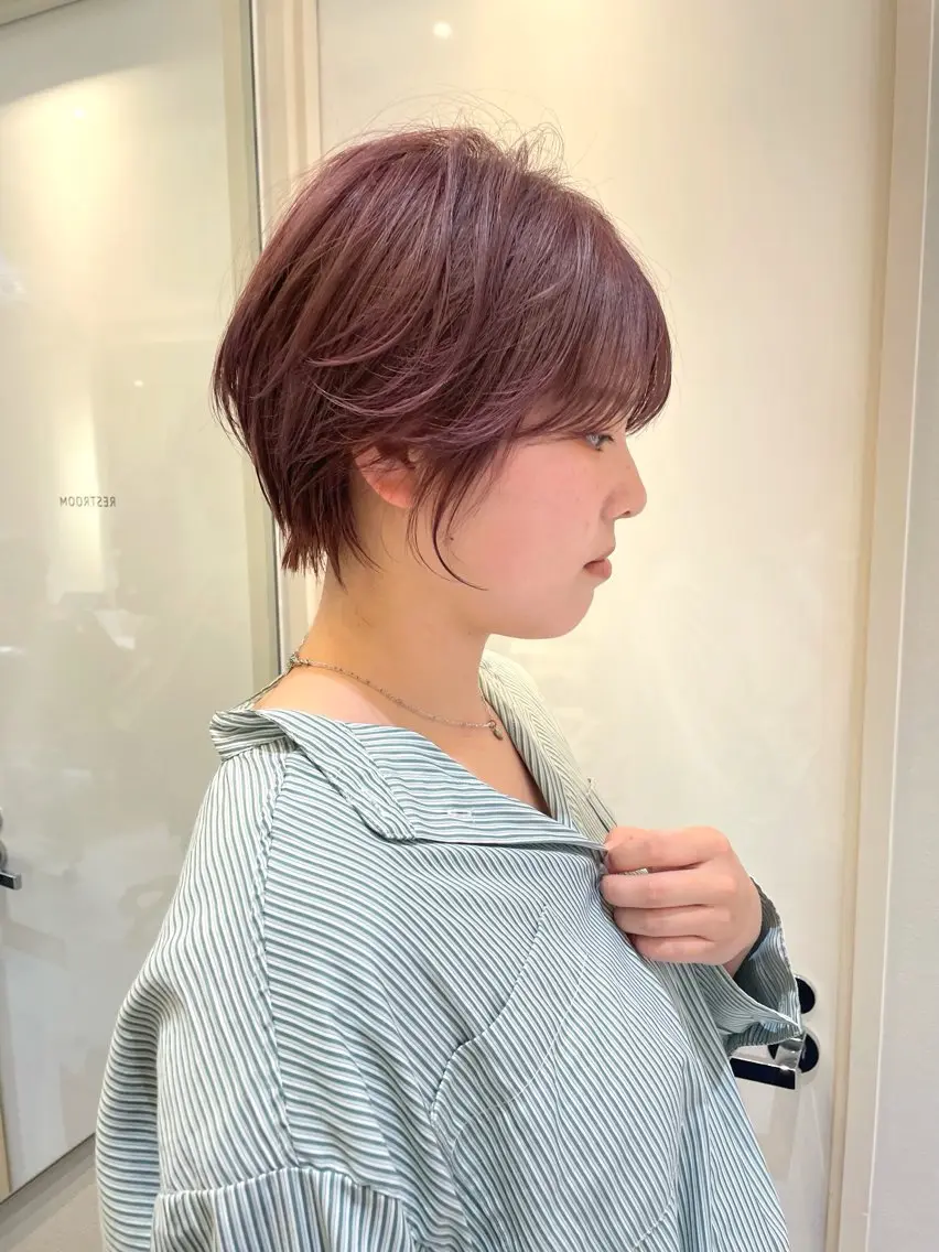 ショート ショートヘア カット 吉野 琴音のヘアスタイル