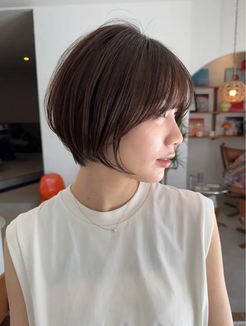 ショート カット 井上 詩響のヘアスタイル