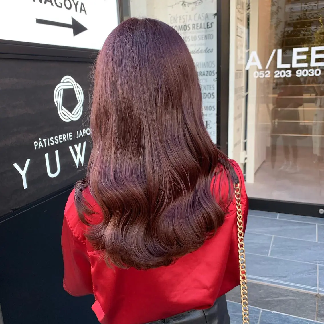 セミロング カラー ヘアアレンジ ブリーチ ブリーチなしカラー ヘアカラー マツオカ マコのヘアスタイル
