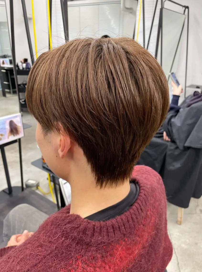【ミニモ学割】メンズカット+カラー¥15950→6600の写真