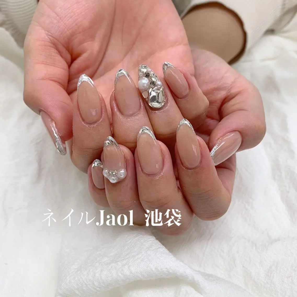 セミロング ネイルJaol 池袋のネイルデザイン