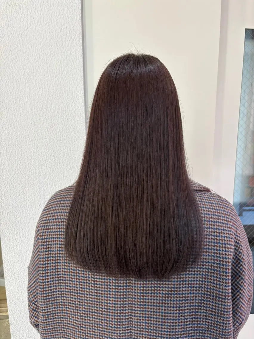 ロング カラー トリートメント カット ヘアカラー トリートメント 七井 香奈 (なないかな)のヘアスタイル