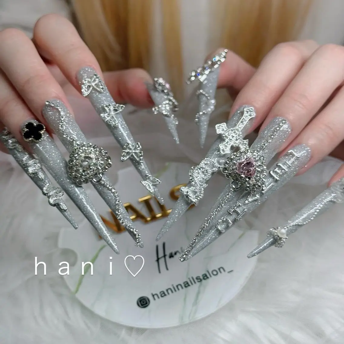 ネイル フットネイル フレンチネイル グラデーション 韓国ネイル ロングネイル ハンドネイル Hani Nail Salonのネイルデザイン