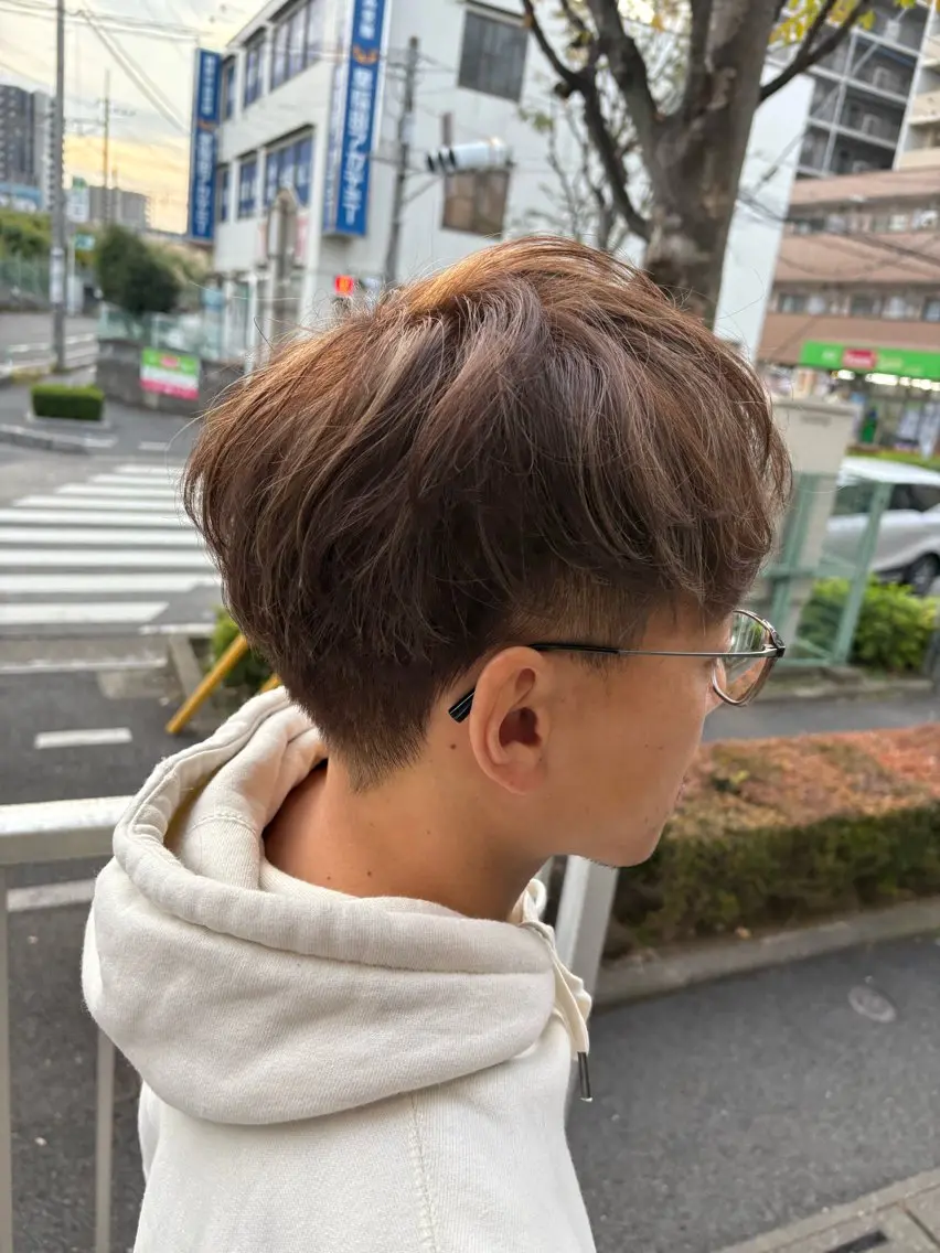 【🍀ブリーチ込み🍀】メンズカット+ハイライト+トリートメントの写真