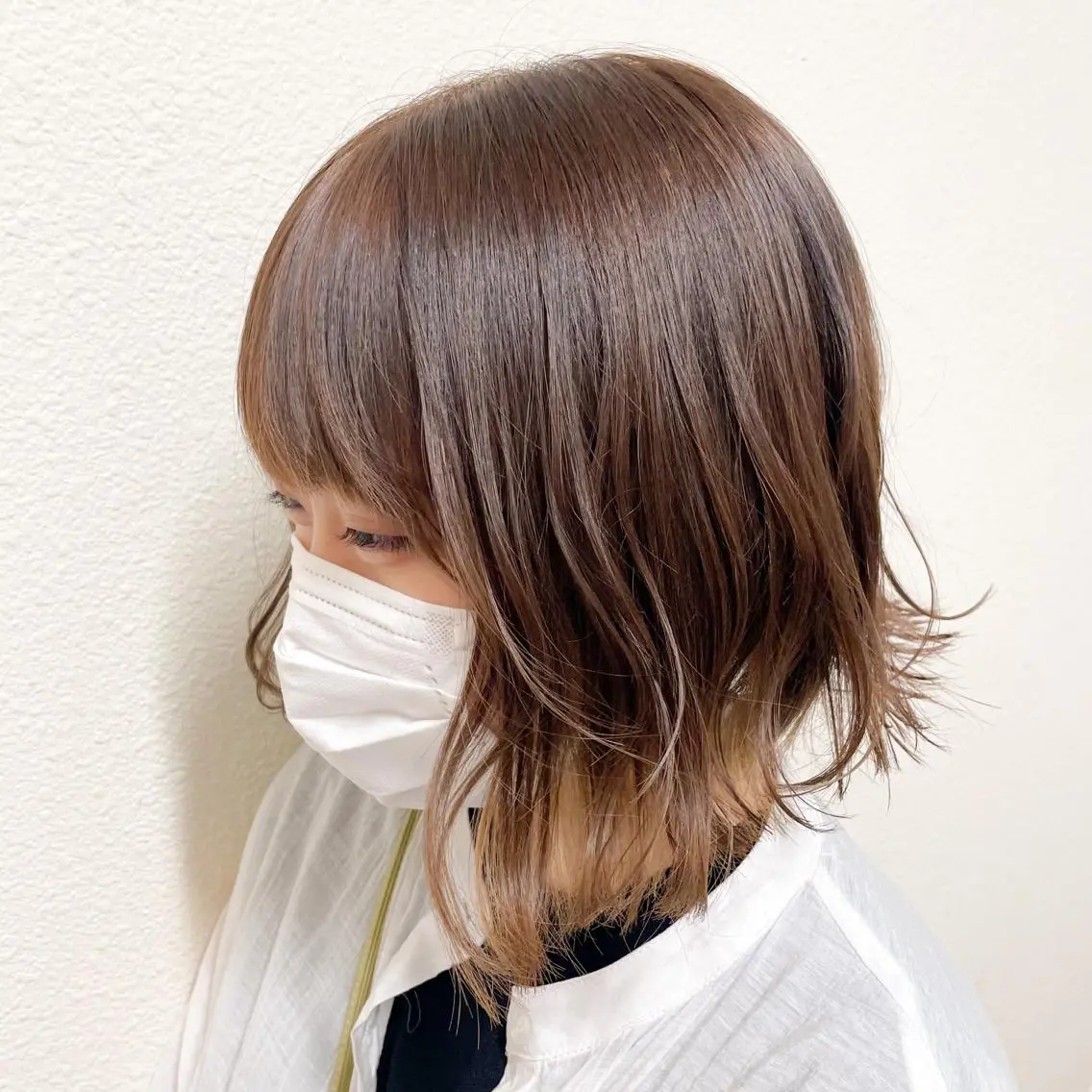 ショート カラー ヘアアレンジ ブラウンカラー 透明感カラー 新宿/顔周りカット/ レイヤー/がっきーのヘアスタイル