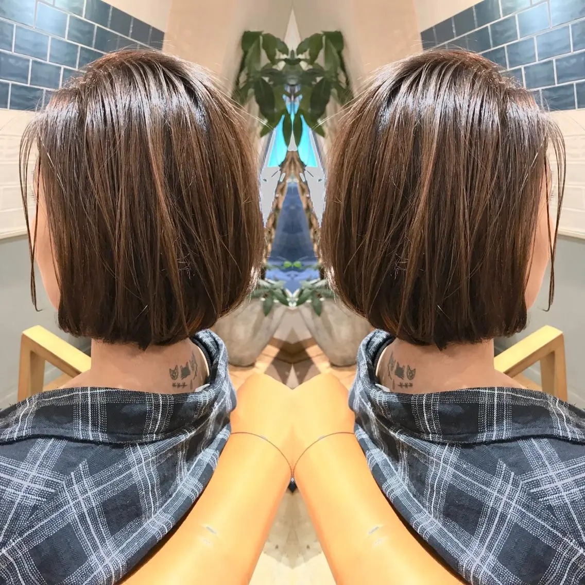 ショート カラー 髪質改善特化 ミサワコウキのヘアスタイル
