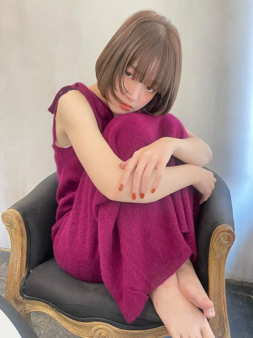 《口コミ限定》【ショートヘア.ボブstyle限定】カット+カラー+トリートメントの写真