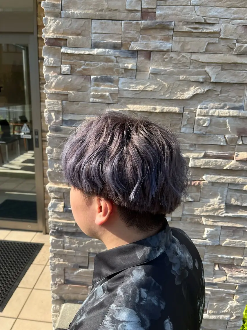 ショート カラー メンズ 諸岡 玲のヘアスタイル