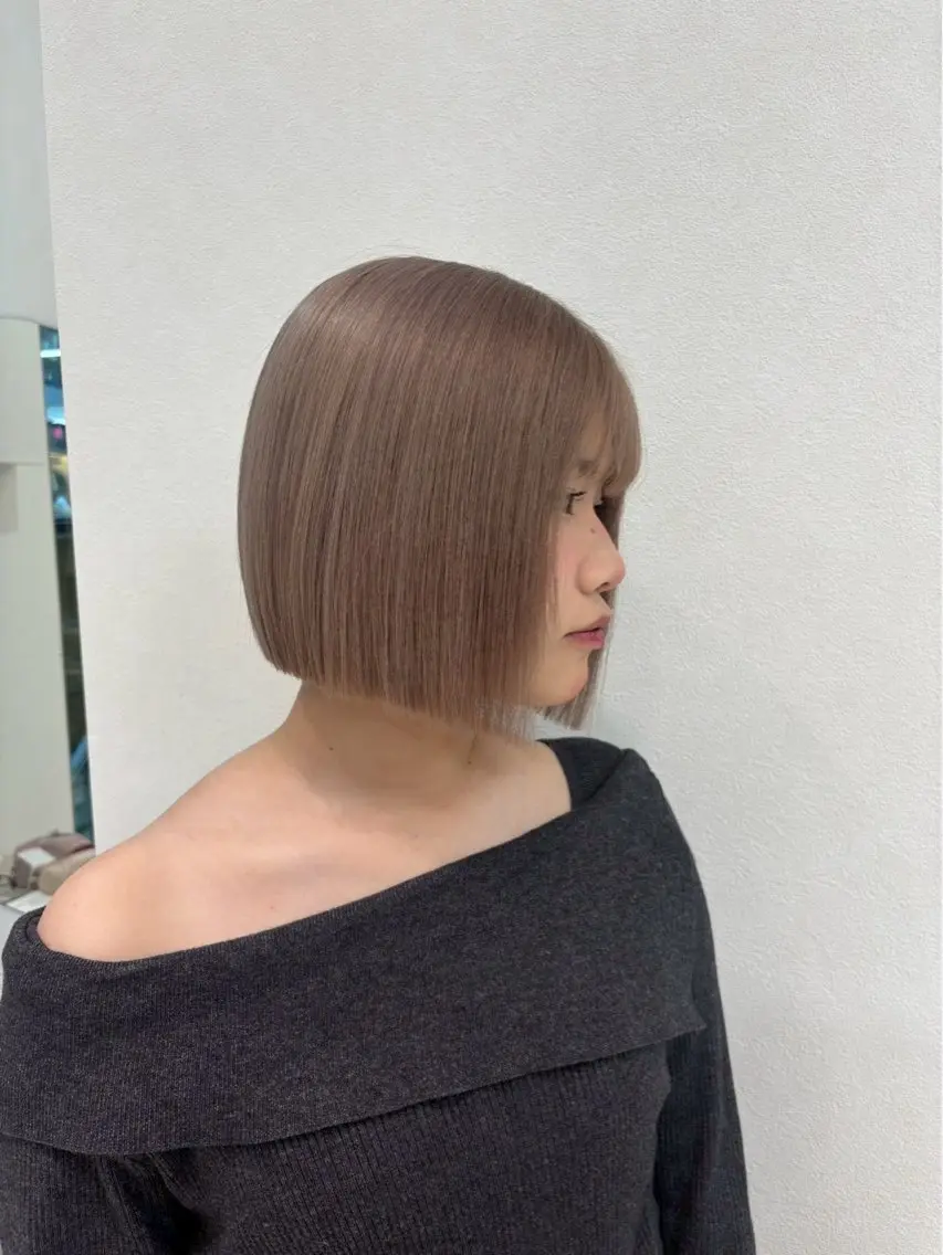 ショート カラー カット トリートメント ヘアセット ハイトーンアレンジ 🦋🥀Shuriのヘアスタイル