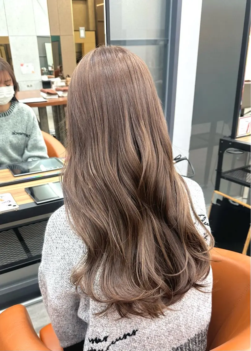 ロング 🫧透明感🫧 上岡夕理香のヘアスタイル